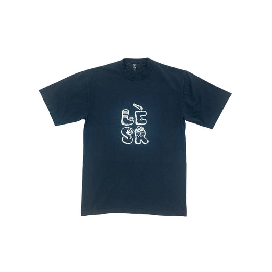 Lesr "Be Kaws" Tee Vintage Noir