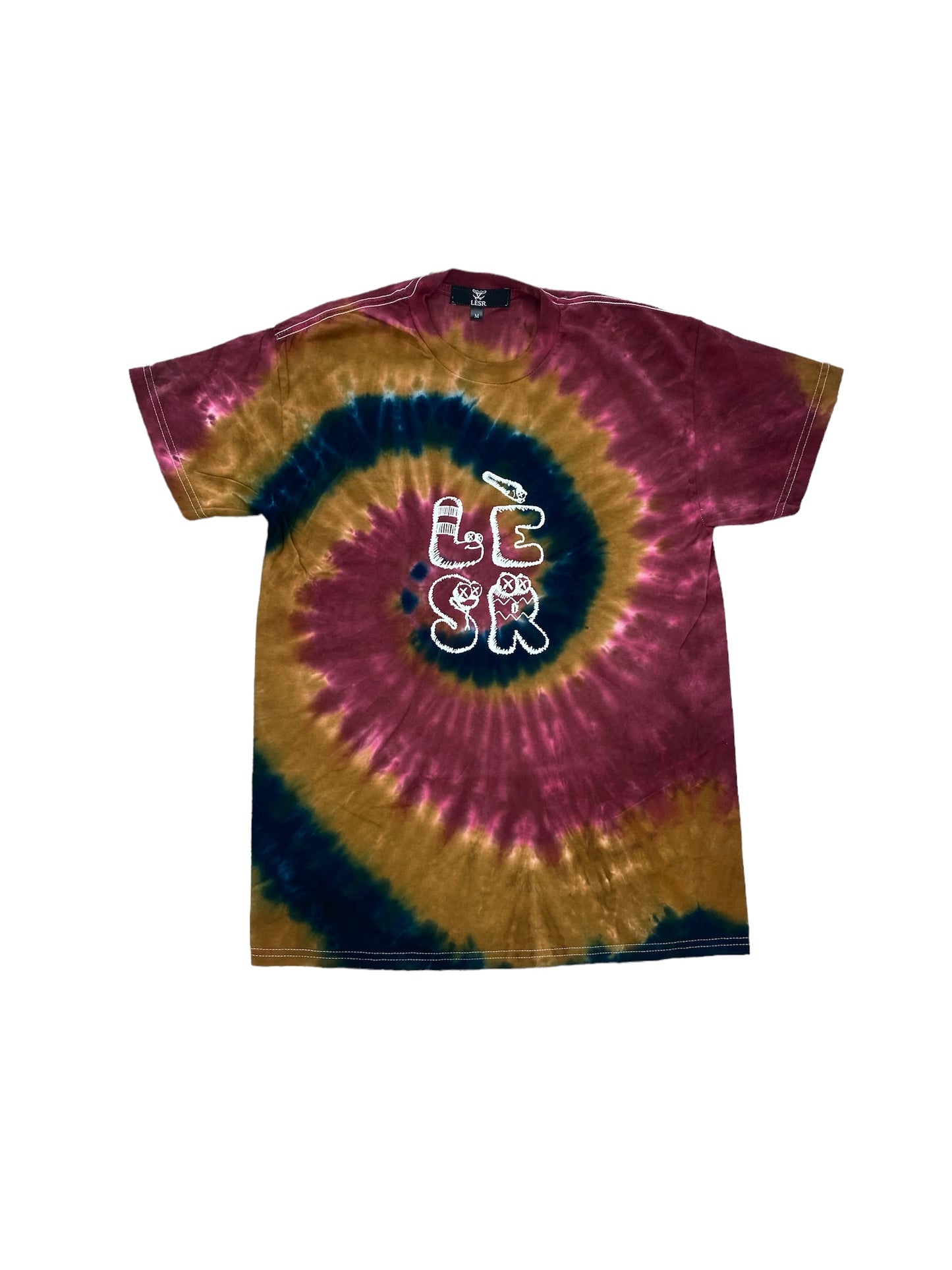 Lesr "Be Kaws" Tee Tie Dye Dark Matter