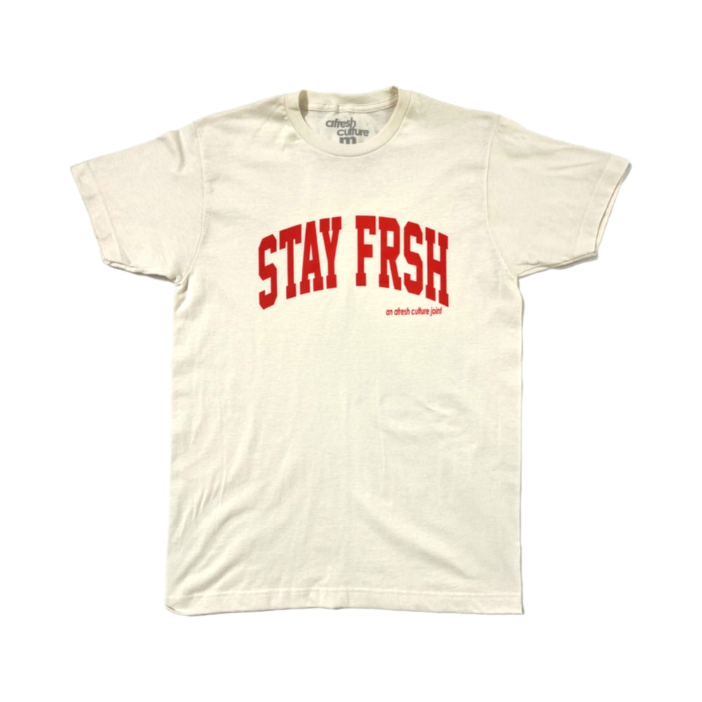 STAY FRSH - Cream/Red